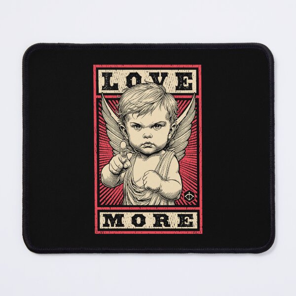 Item preview, Funny Valentine's Day Cupid Propaganda Love More Cherub designed and sold by GrandeDuc.