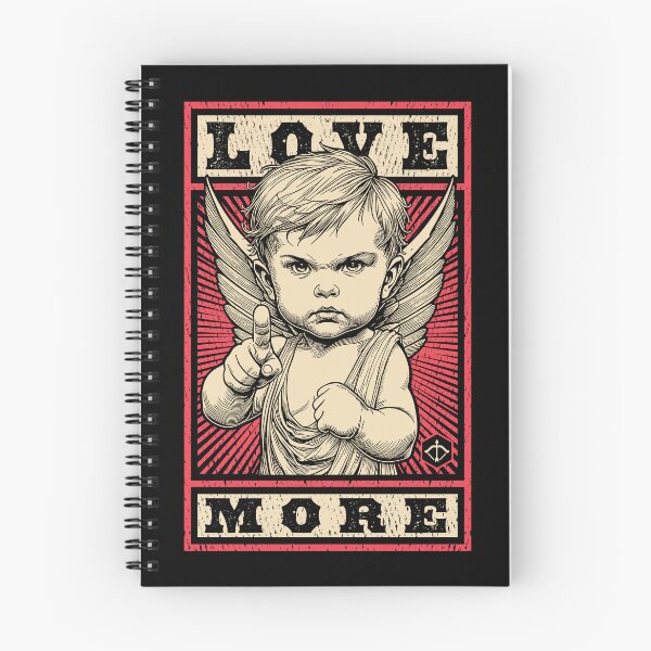 Item preview, Funny Valentine's Day Cupid Propaganda Love More Cherub designed and sold by GrandeDuc.
