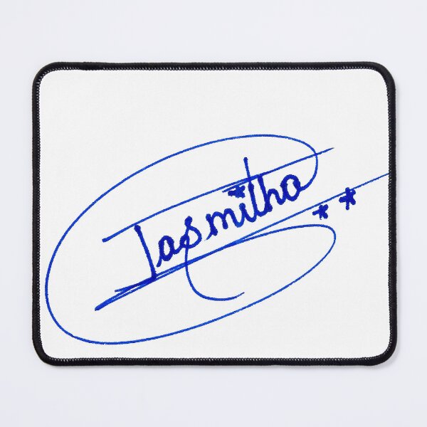 Item preview, Modern Handwritten Name Art - Jasmitha Signature Print designed and sold by scribblesign.