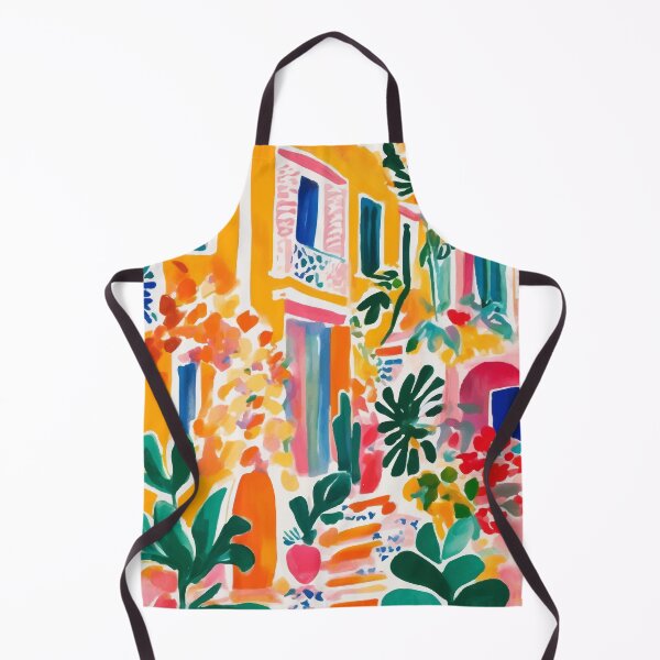 Item preview, Colorful town, facade with plants and flowers designed and sold by PalmitoDecor.