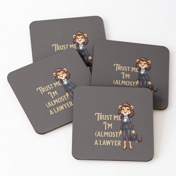 Item preview, LION LAWYER, TRUST ME I'M (ALMOST) A LAWYER  designed and sold by goksugurkan.