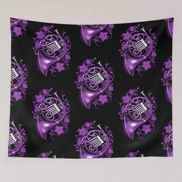 Item preview, Purple French Horn Fantasy designed and sold by Exodoi.
