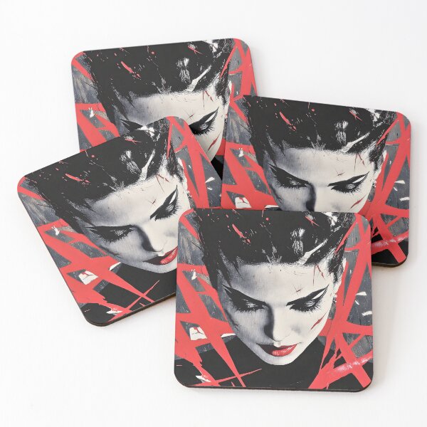 Item preview, Fierce. Female design in red and black. designed and sold by Shoot-The-Moon.