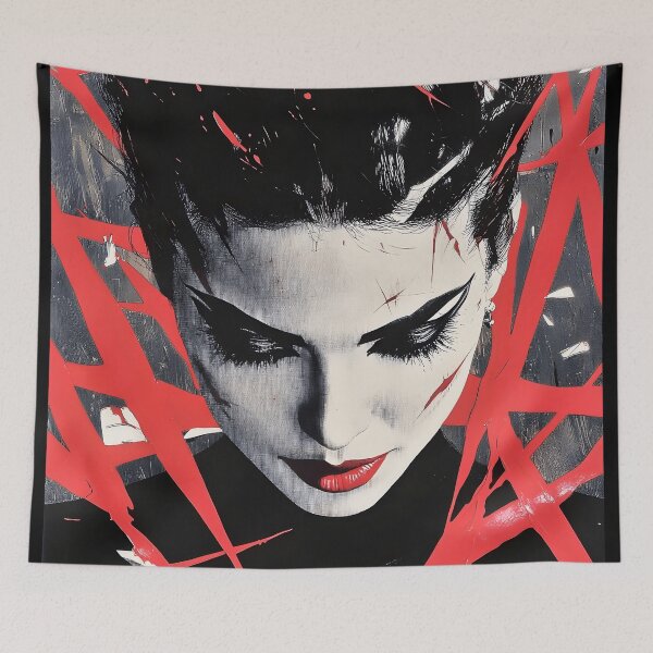 Item preview, Fierce. Female design in red and black. designed and sold by Shoot-The-Moon.