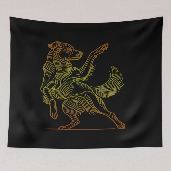 Item preview, The Graceful Wolf in Motion designed and sold by Sadia Jannat.
