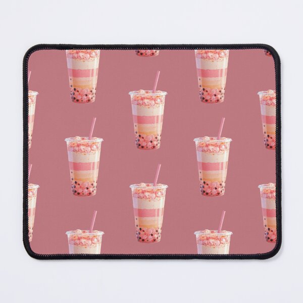 Item preview, Strawberries and Cream Boba Drink designed and sold by CriaCreative.