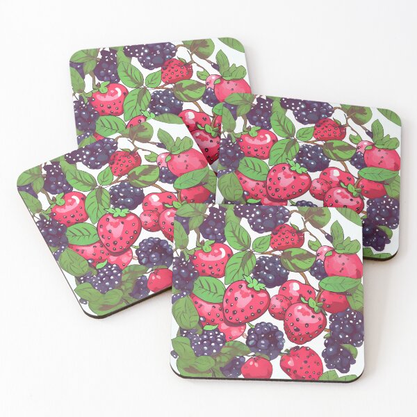 Item preview, Cute Manga Super Juicy Japanese Style Fruits Berries designed and sold by stxaris.