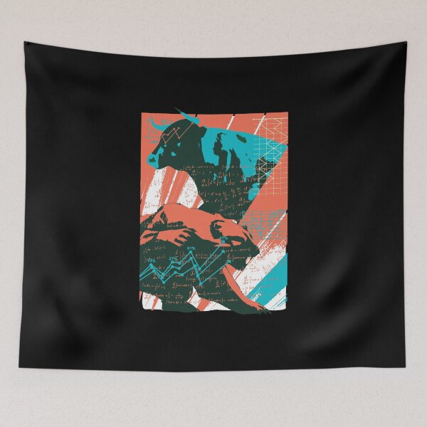 Item preview, Bitcoin Bull and Bear designed and sold by BesasDesigns.