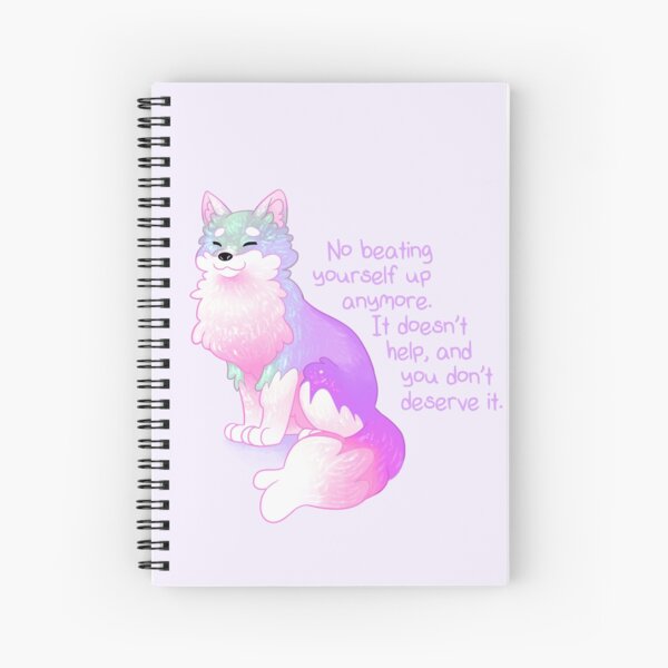 Item preview, "No Beating Yourself Up Anymore" Pastel Rainbow Doggo designed and sold by thelatestkate.