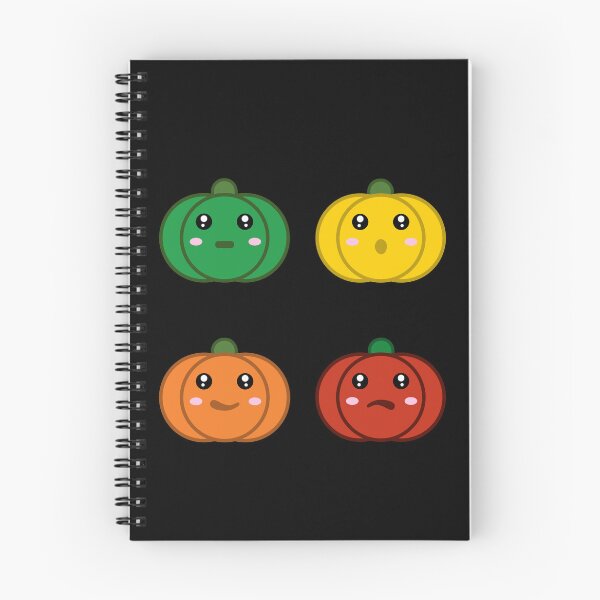 Item preview, Cute Colorful Kawaii Pumpkins | Halloween Fall Decor with Unique Facial Expressions designed and sold by Sunserize Designs.