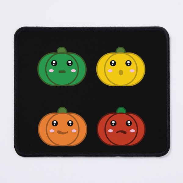 Item preview, Cute Colorful Kawaii Pumpkins | Halloween Fall Decor with Unique Facial Expressions designed and sold by Sunserize Designs.