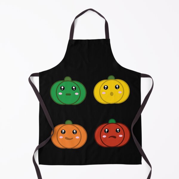 Item preview, Cute Colorful Kawaii Pumpkins | Halloween Fall Decor with Unique Facial Expressions designed and sold by Sunserize Designs.