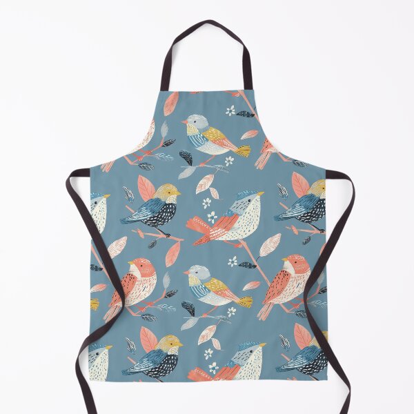 Item preview, Pinkish blue sweet birds illustration designed and sold by DaisyMarroquin.
