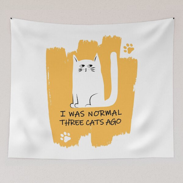 Item preview, I was normal - three cats ago designed and sold by yellowmadcat.