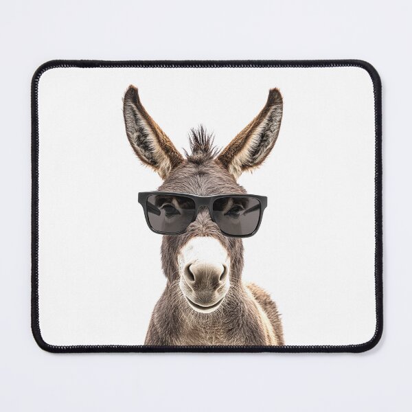 Item preview, Funny cool Donkey wearing sunglasses designed and sold by LazyOwlStore.