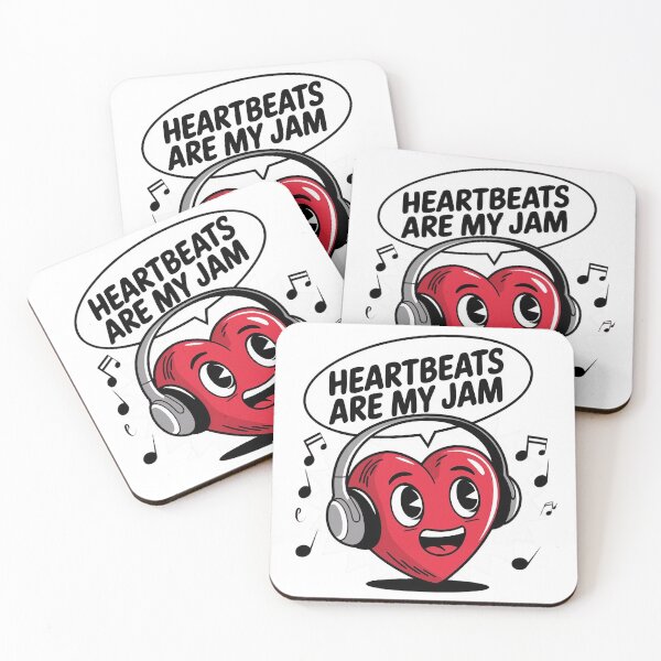 Item preview, Heartbeats Are My Jam designed and sold by Situstshirts.