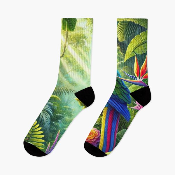 Item preview, Vibrant Parrot in Lush Green Jungle designed and sold by Zeeshankhan1345.