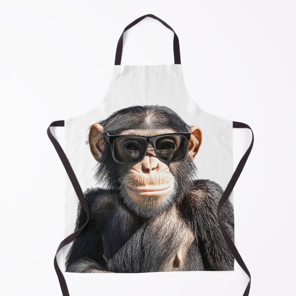 Item preview, Funny cool Chimpanzee wearing sunglasses designed and sold by LazyOwlStore.