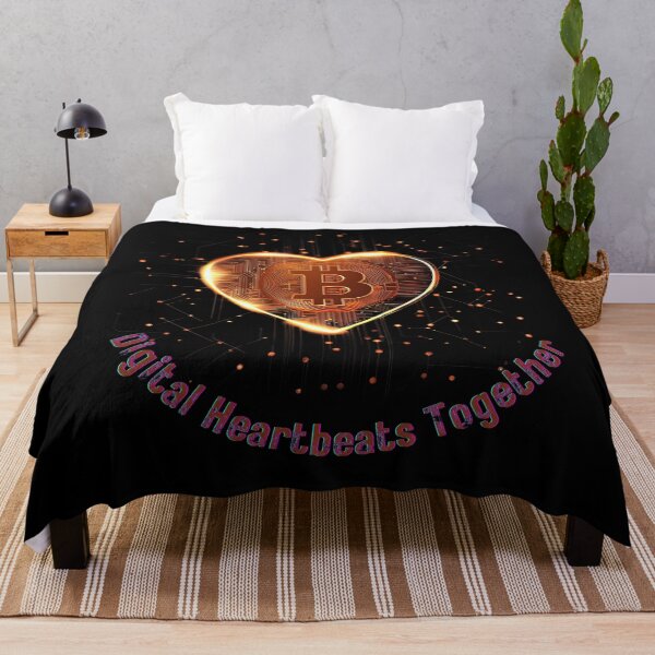 Item preview, Valentine's Day Digital Heartbeats Together Bitcoin designed and sold by BitCryX.
