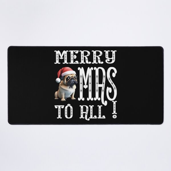 Item preview, Merry Pugmas to all - Funny Christmas Pug designed and sold by p-coq.