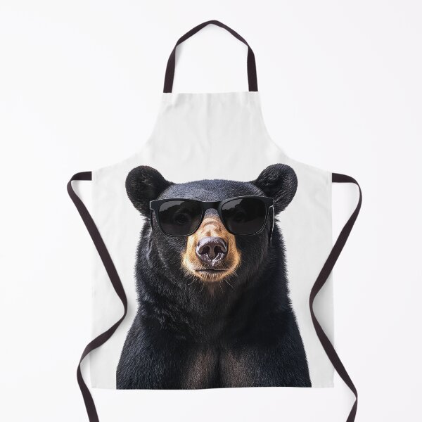 Item preview, Funny cool American Black Bear wearing sunglasses designed and sold by LazyOwlStore.