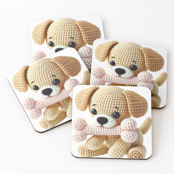 Item preview, LOVE ANIMAL ,DOG, FRIEND,Cute Crochet Dog designed and sold by EpicBuy.