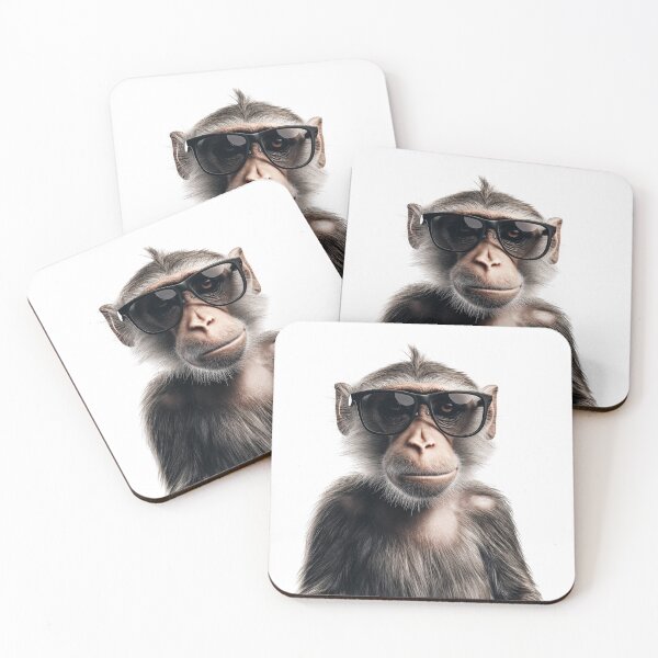 Item preview, Funny cool Baboon wearing sunglasses designed and sold by LazyOwlStore.