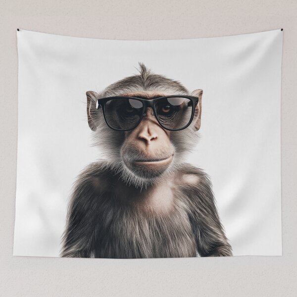 Item preview, Funny cool Baboon wearing sunglasses designed and sold by LazyOwlStore.
