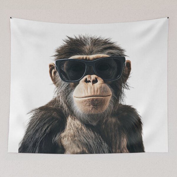 Item preview, Funny cool Ape wearing sunglasses designed and sold by LazyOwlStore.