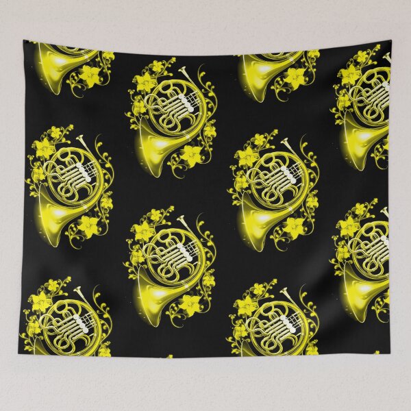 Item preview, Yellow French Horn Fantasy designed and sold by Exodoi.