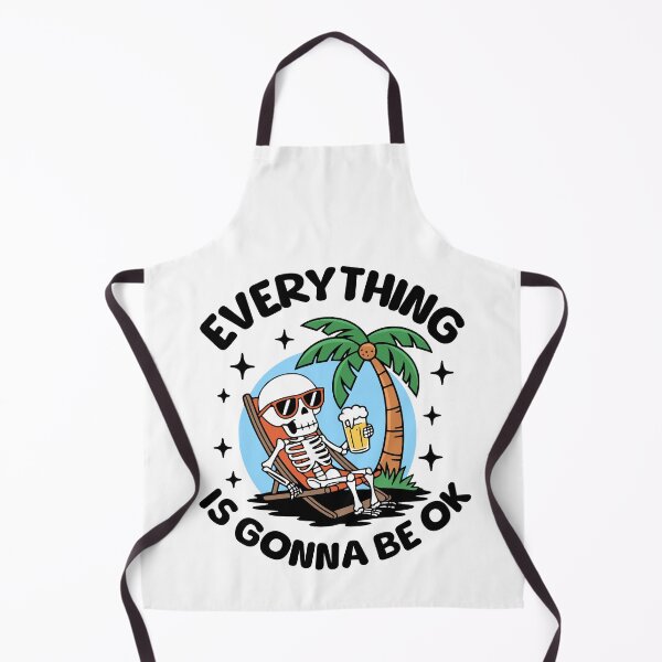 Item preview, Everything Is Gonna Be Ok! Cute Positive Skeleton designed and sold by PMCreative.