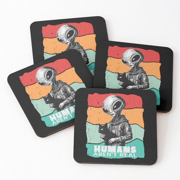 Item preview, Alien UFO, Humans Aren't Real designed and sold by GroovyFusion.