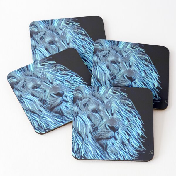 Item preview, Envy lion in blue  designed and sold by envycollection.