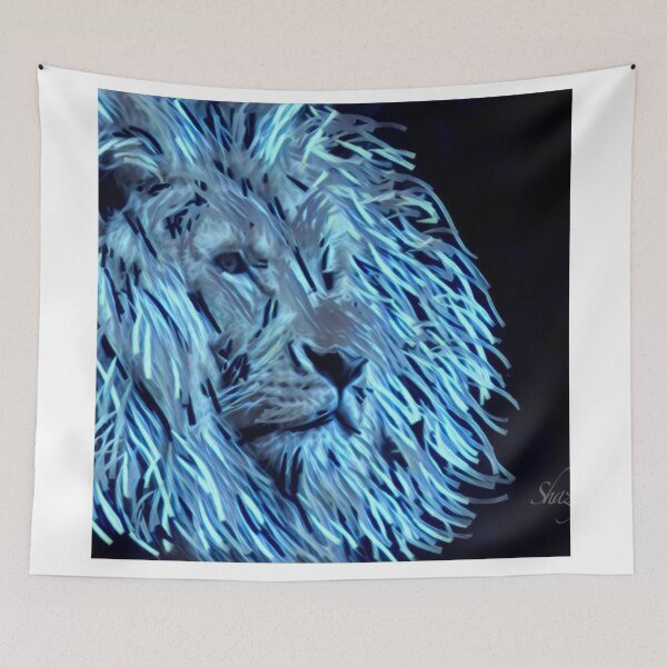 Item preview, Envy lion in blue  designed and sold by envycollection.