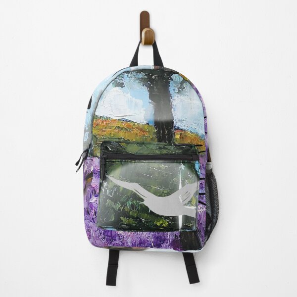 Item preview, "Serene Countryside with Birds and Lavender Field" designed and sold by Graphollio-shop.
