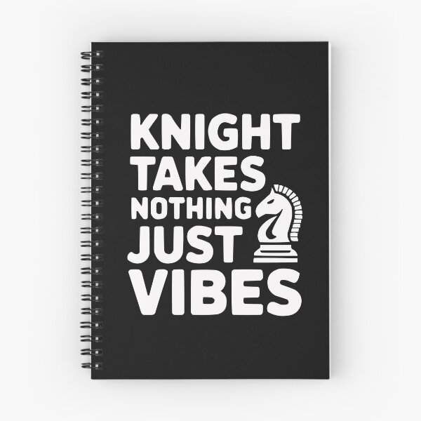 Item preview, Knight Takes Nothing, Just Vibes – Minimalist Chess designed and sold by RebeccaRe.