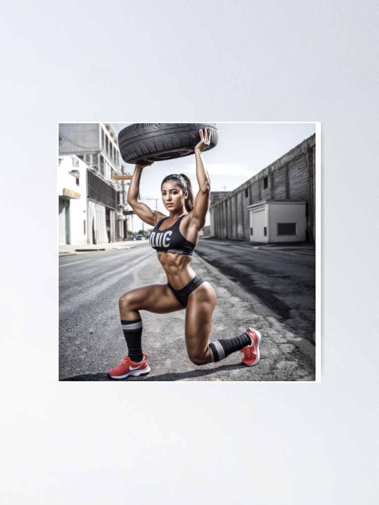 Aperçu 2 sur 3. Poster avec l'œuvre "La musculation : un allié pour la santé globale" créée et vendue par charlolo.