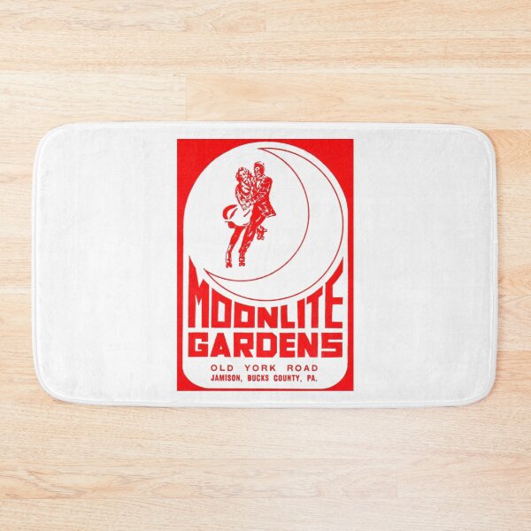 Item preview, Moonlight Gardens Jamison Pennsylvania Roller Skating Rink Sticker Decal Label designed and sold by tislord.