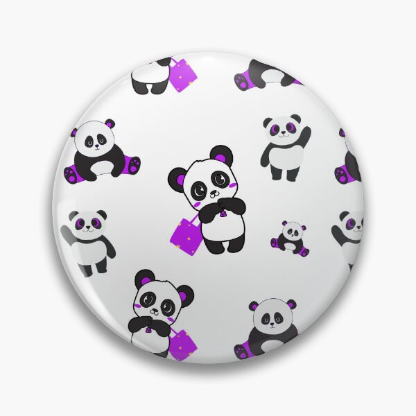 Item preview, Cute Little Purple Panda  designed and sold by CreativeMansion.