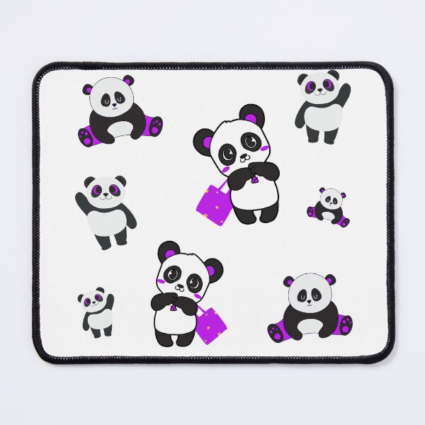 Item preview, Cute Little Purple Panda designed and sold by CreativeMansion.