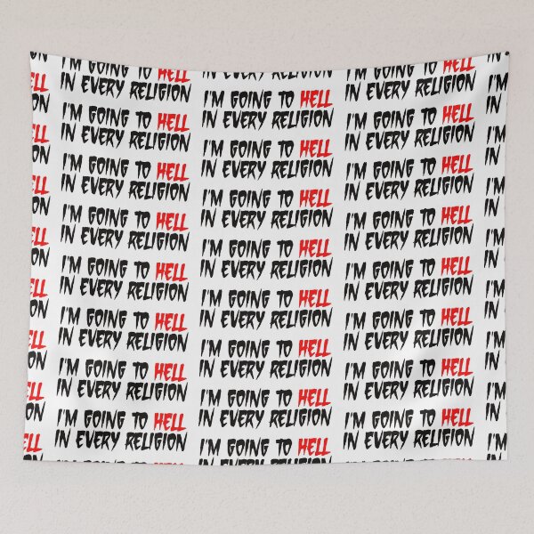 Item preview, I'm Going To Hell In Every Religion designed and sold by the-craft-shop.