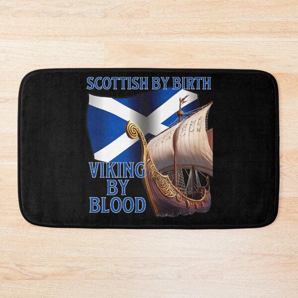 Item preview, Scottish By Birth, Viking By Blood designed and sold by GeeksLoveDogs.