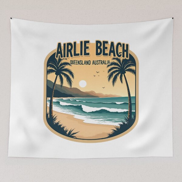 Item preview,  Airlie Beach Australia Retro designed and sold by ArtByMouad.