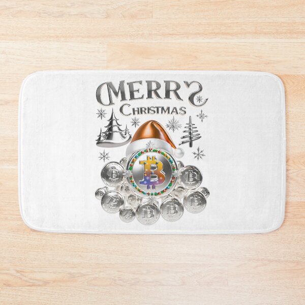Item preview, Bitcoin Merry Christmas designed and sold by RoseAIArtRhythm.