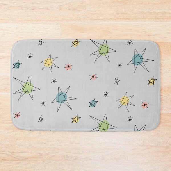 Item preview, Mid Century Modern Retro Vintage Stars Space Age Pattern designed and sold by Itaya Art.