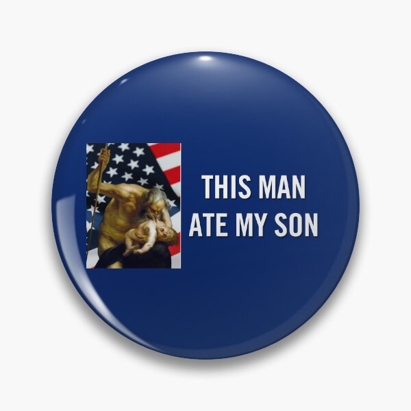 Item preview, This Man Ate My Son - Cronus/Saturn Greek/Roman Mythology designed and sold by BadLuckByDesign.