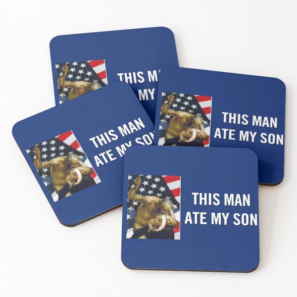 Item preview, This Man Ate My Son - Cronus/Saturn Greek/Roman Mythology designed and sold by BadLuckByDesign.