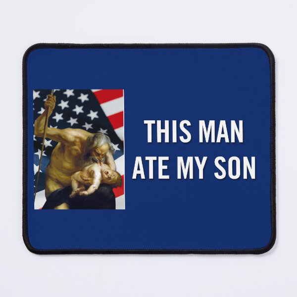 Item preview, This Man Ate My Son - Cronus/Saturn Greek/Roman Mythology designed and sold by BadLuckByDesign.