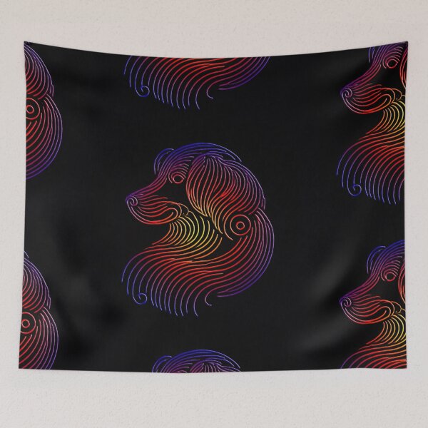 Item preview, The Swirling Spirit of a Wolf designed and sold by Sadia Jannat.