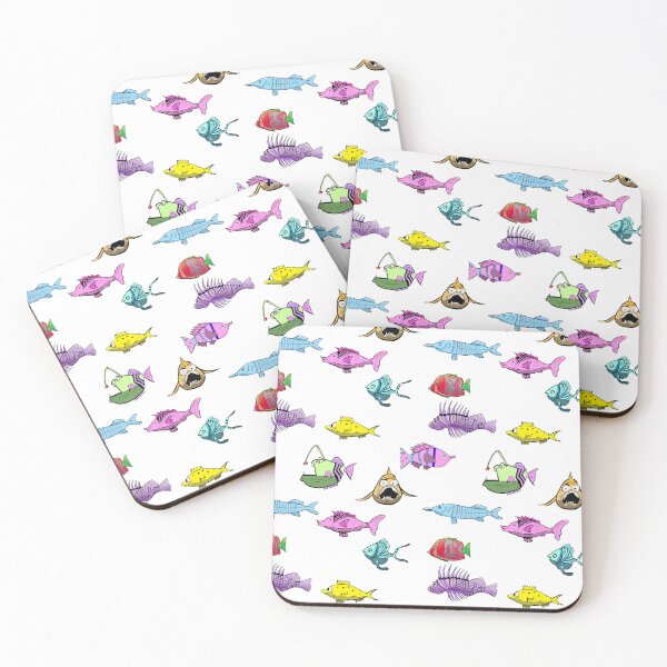 Item preview, Pattern of Funky Fish Design designed and sold by LegendaryDesigns.